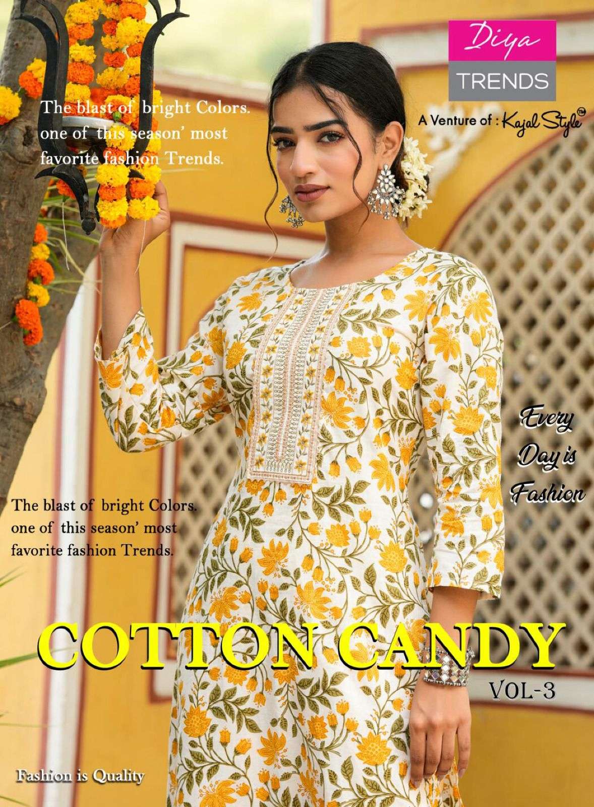 Cotton Candy Vol 3 Buy Diya Trends Online Wholesaler Latest Collection Kurta Pant Set